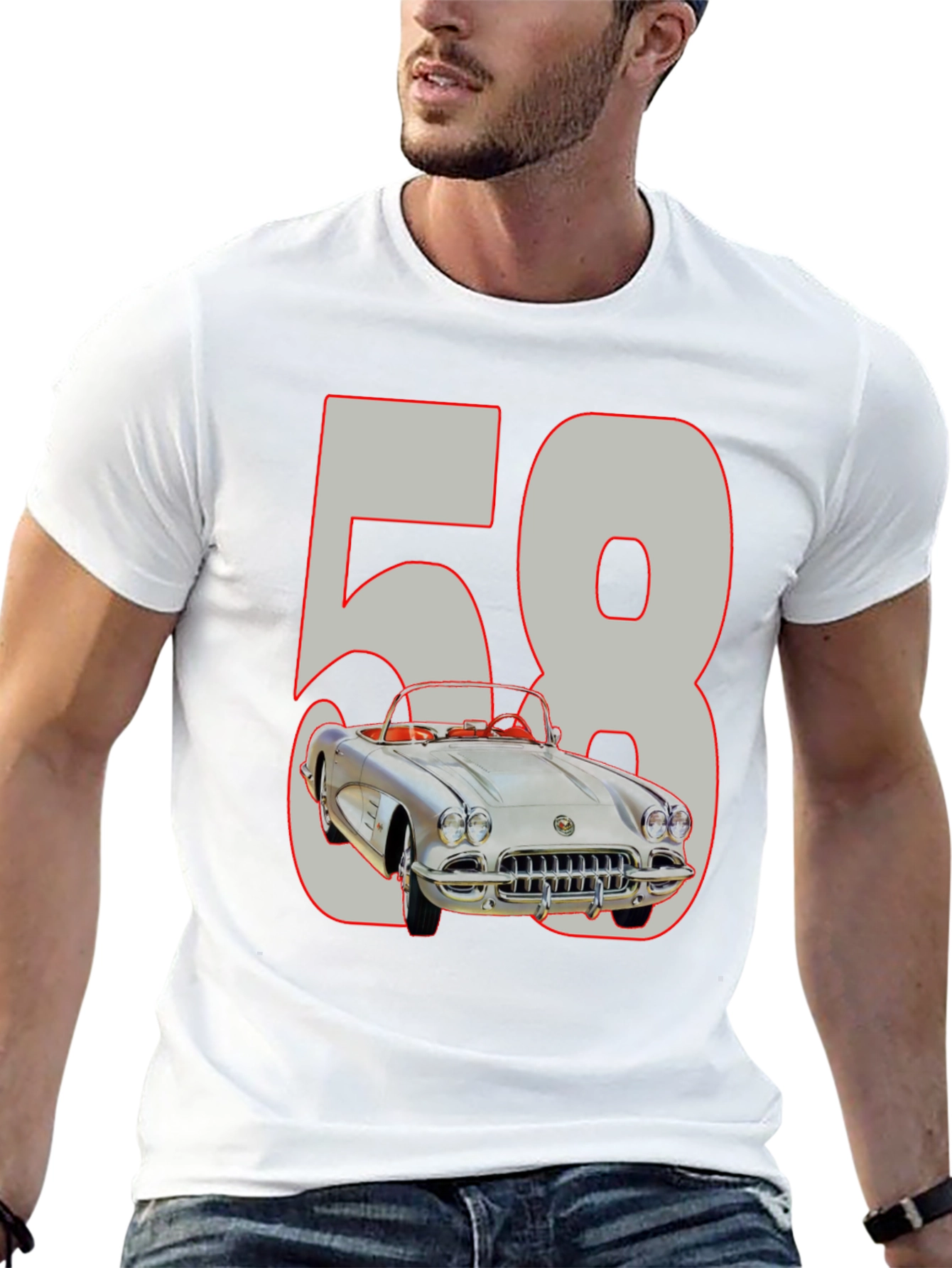 Classic 58 Corvette Graphic Tee