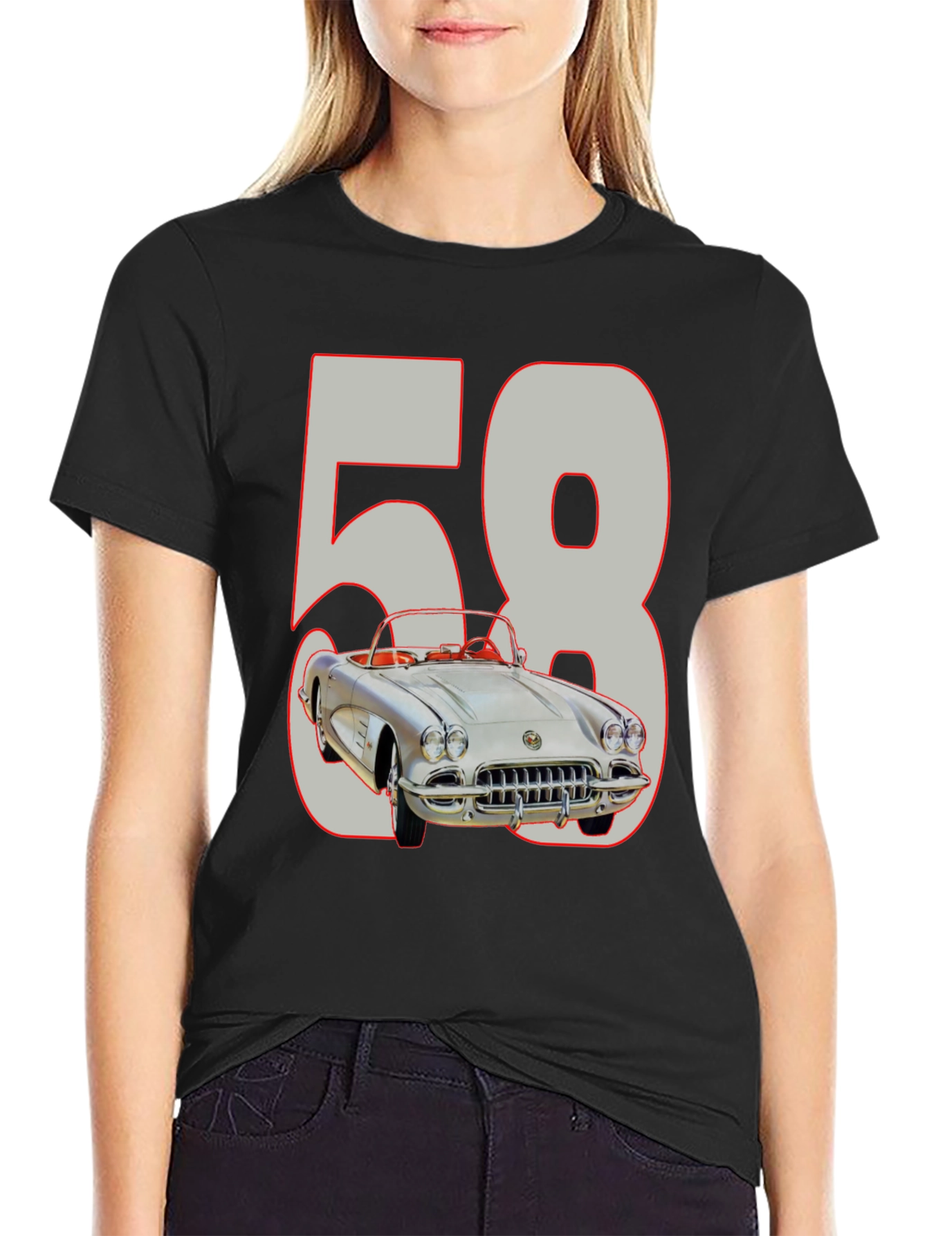 Classic 58 Corvette Graphic Tee