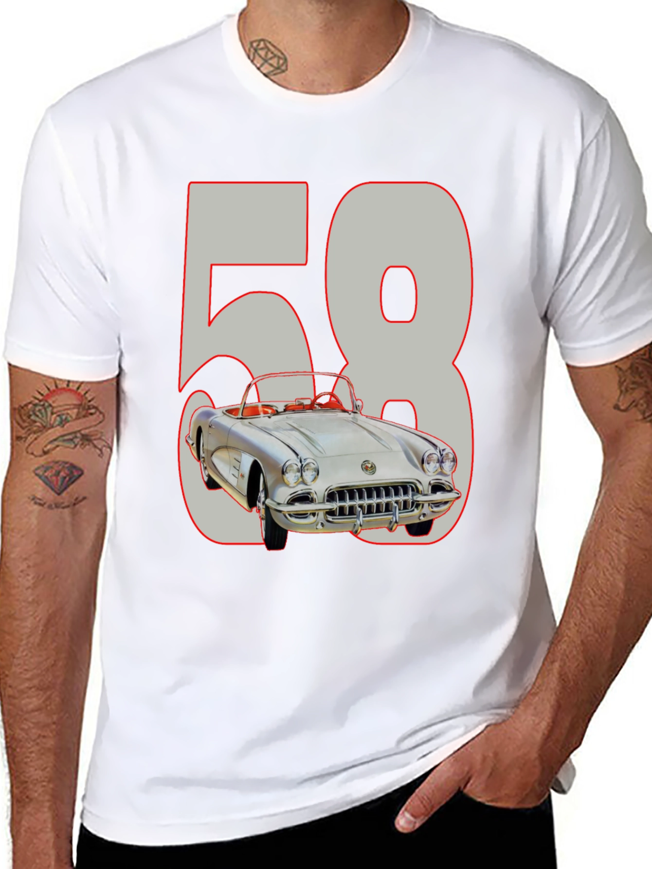 Classic 58 Corvette Graphic Tee