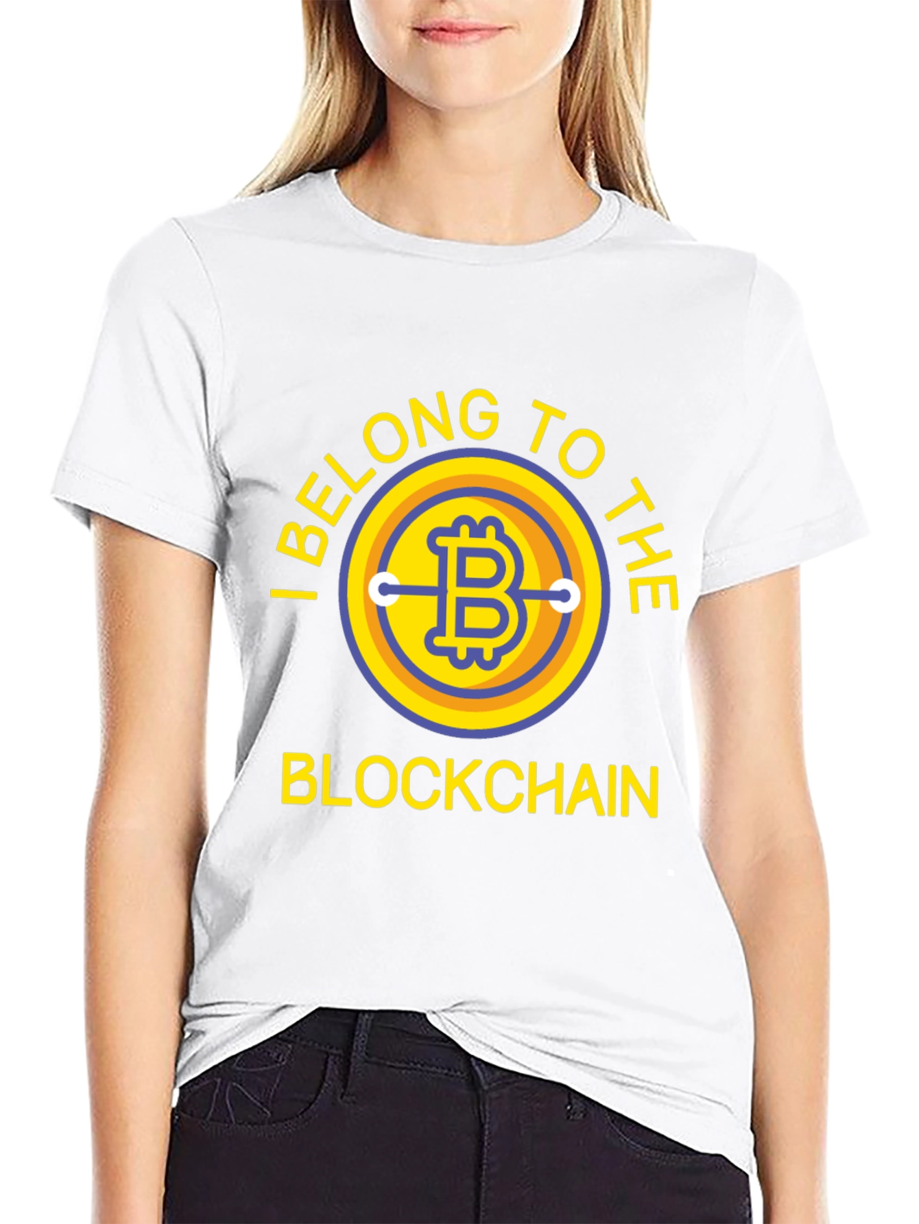 Bitcoin Blockchain T-Shirt - Crypto Tee
