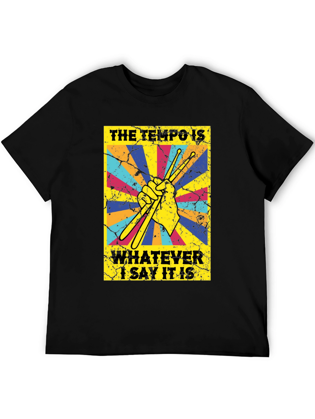 Tempo Drummer T-Shirt - Funny Musician Tee