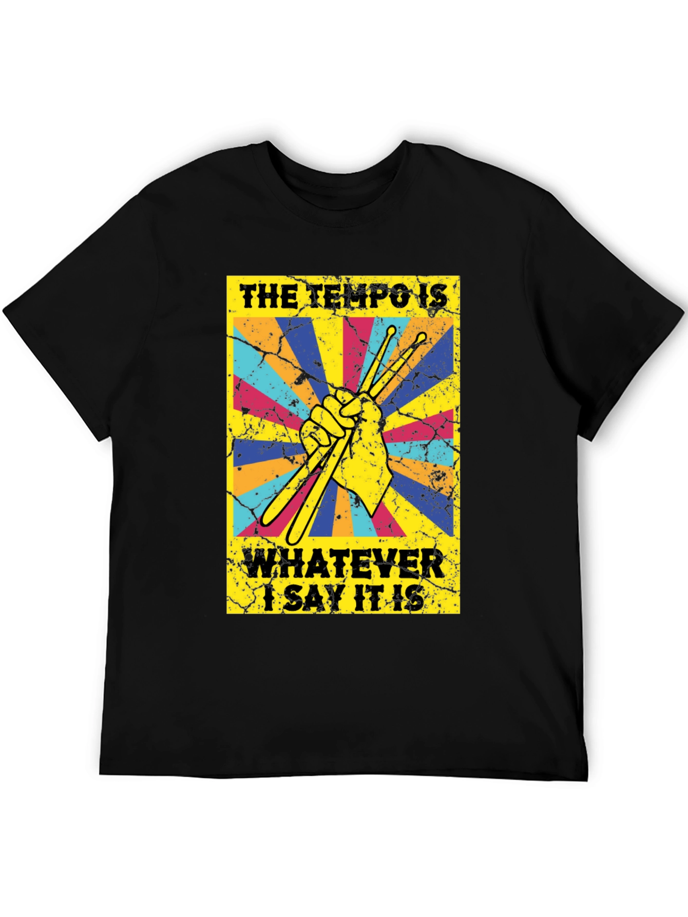 Tempo Drummer T-Shirt - Funny Musician Tee