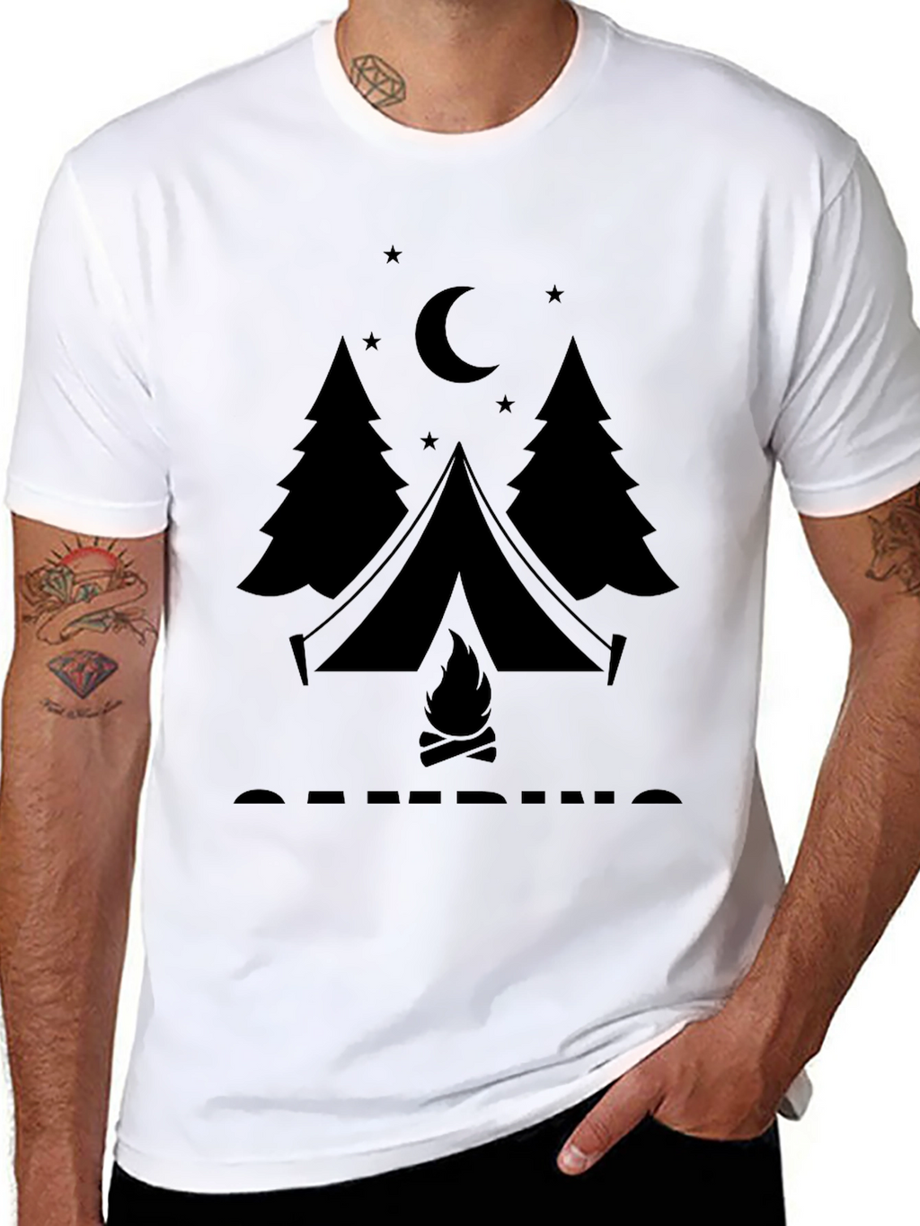Camping Graphic Tee - Adventure Ready