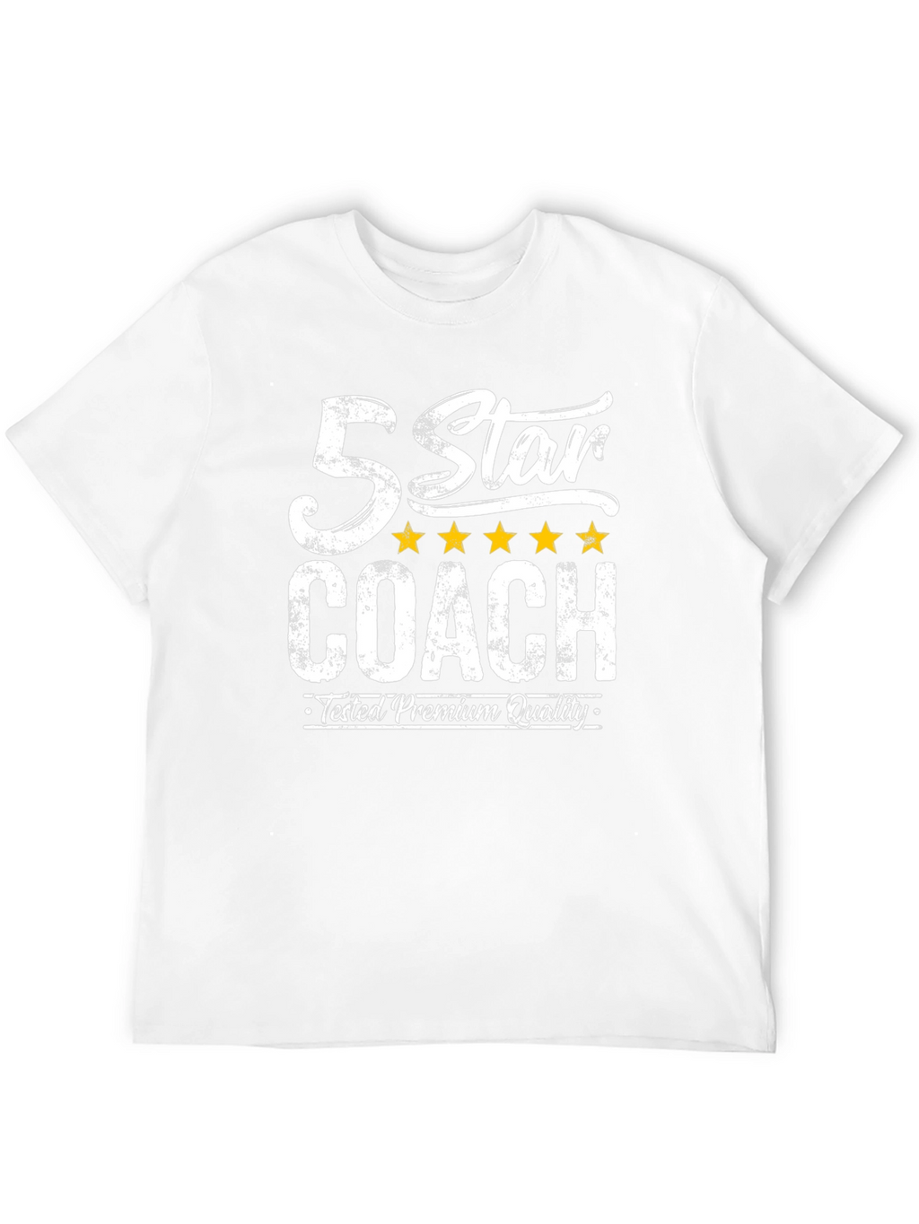 5 Star Coach Premium Black T-Shirt