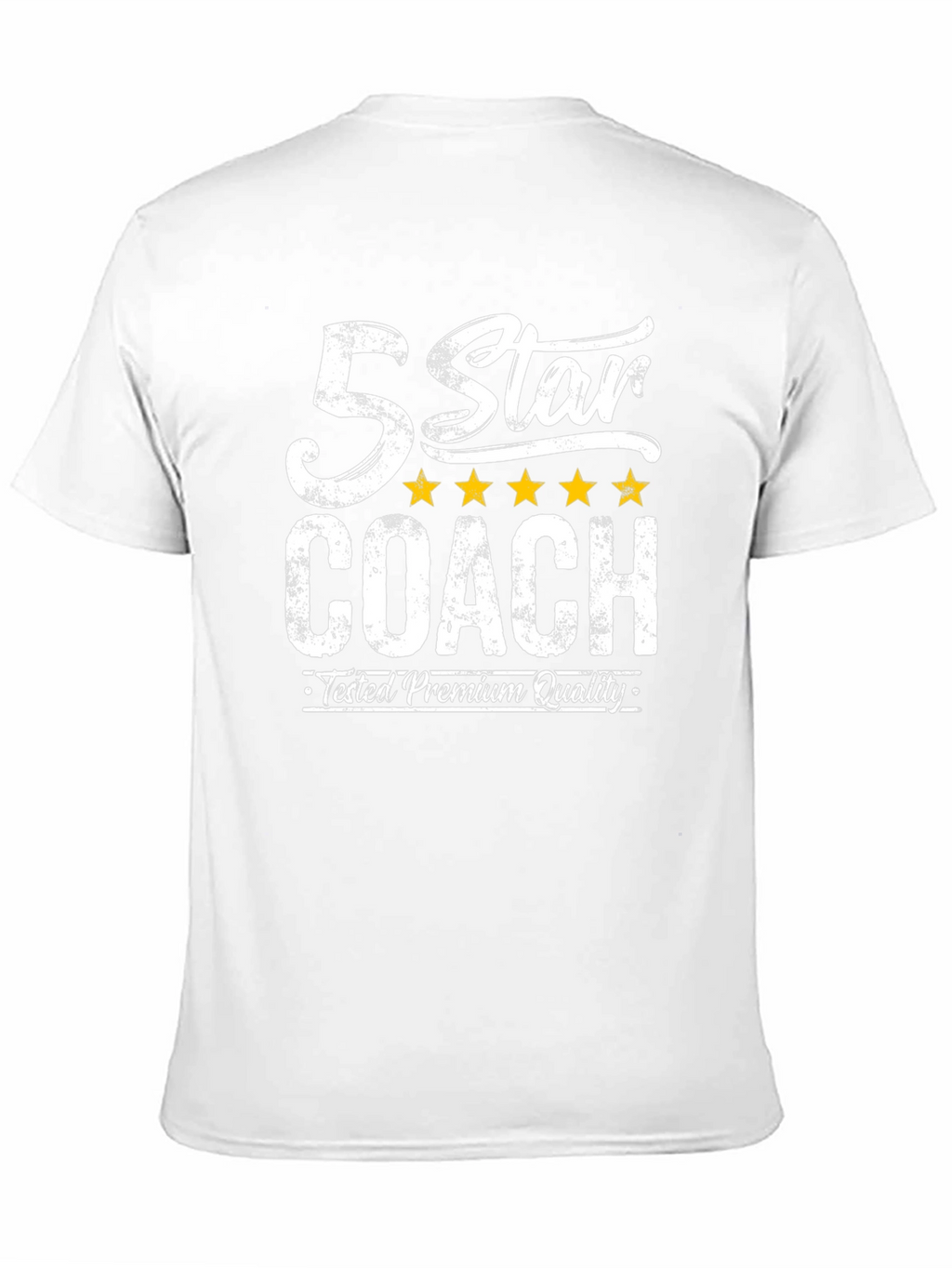 5 Star Coach Premium Black T-Shirt