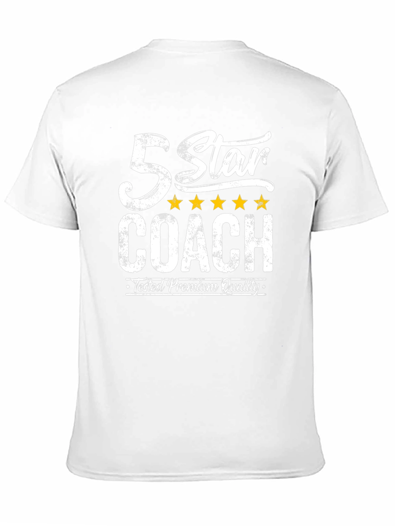 5 Star Coach Premium Black T-Shirt