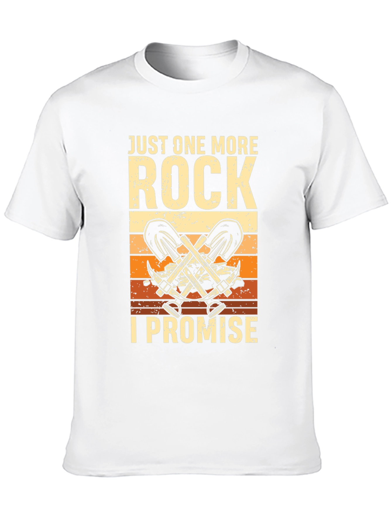 Just One More Rock - Funny Rockhound T-Shirt