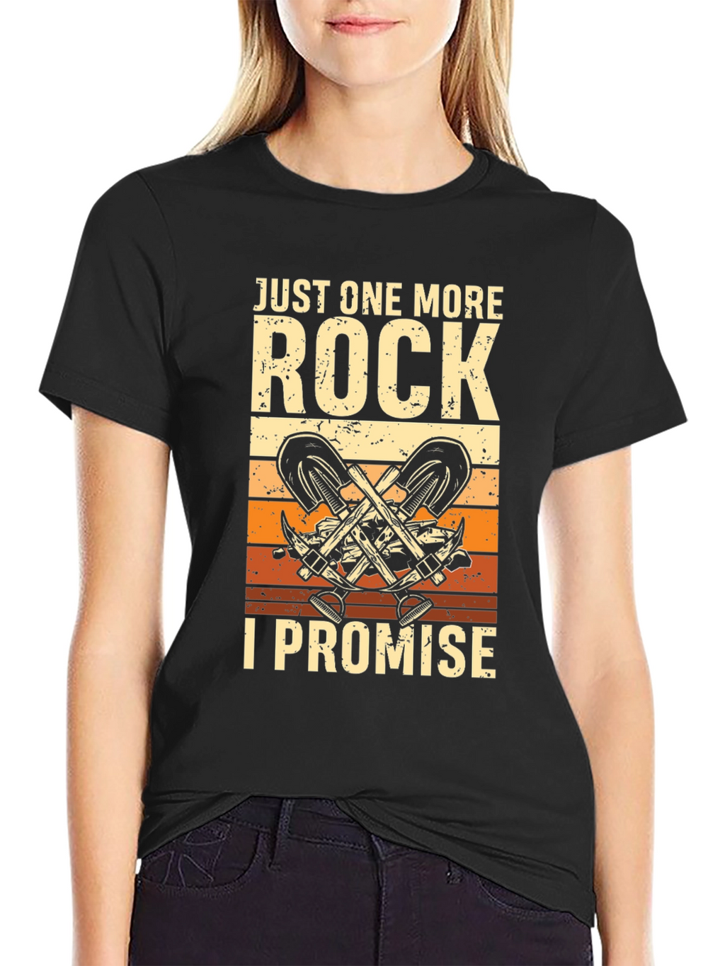 Just One More Rock - Funny Rockhound T-Shirt