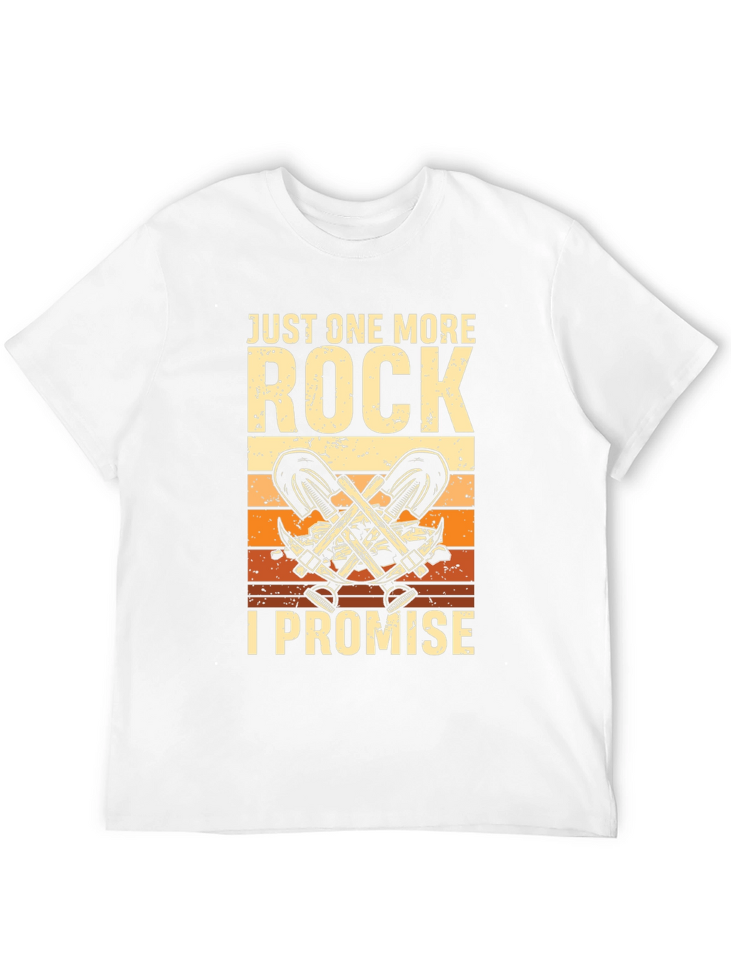 Just One More Rock - Funny Rockhound T-Shirt