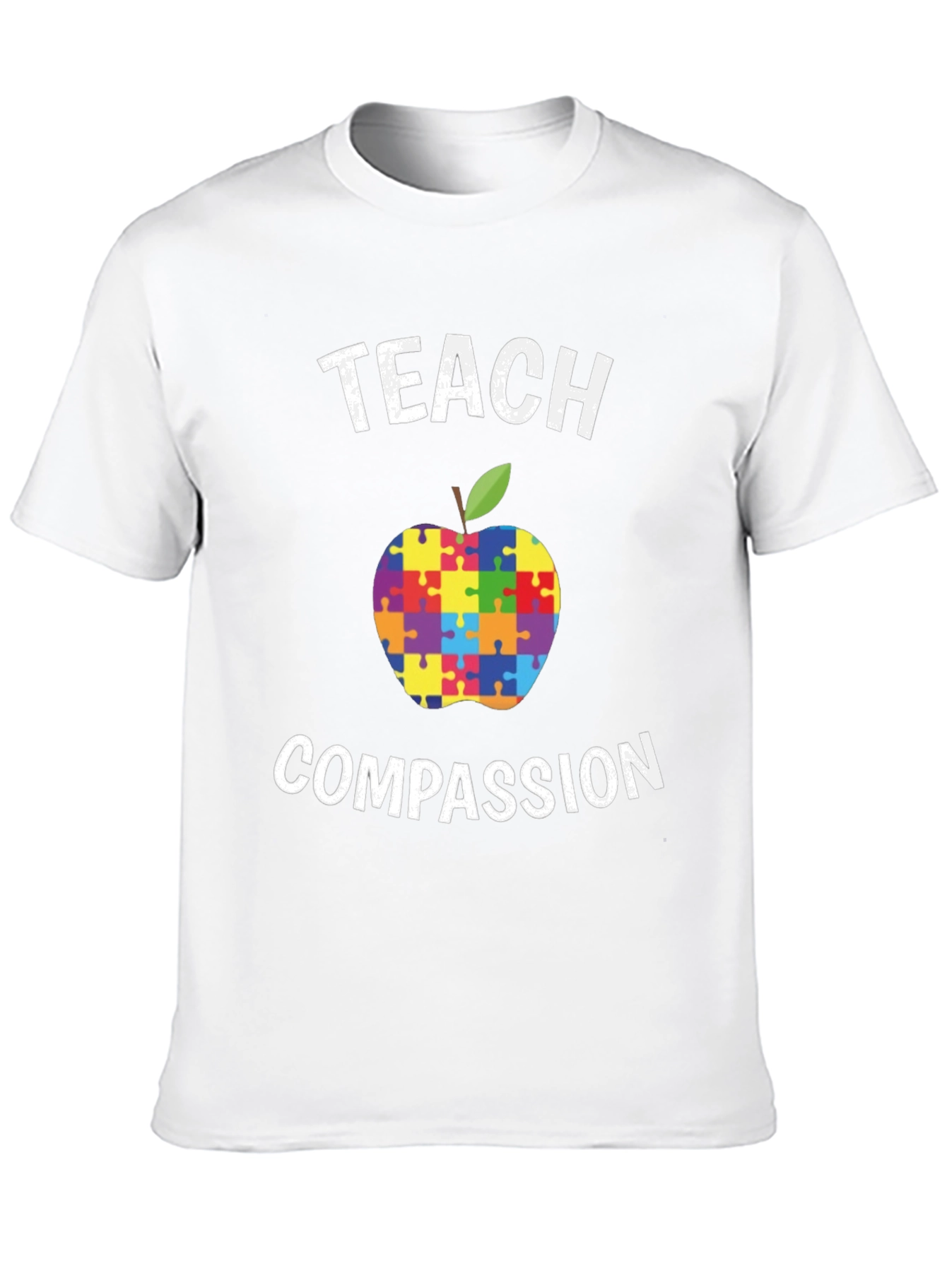 Teach Compassion Autism Awareness T-Shirt