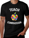 Teach Compassion Autism Awareness T-Shirt
