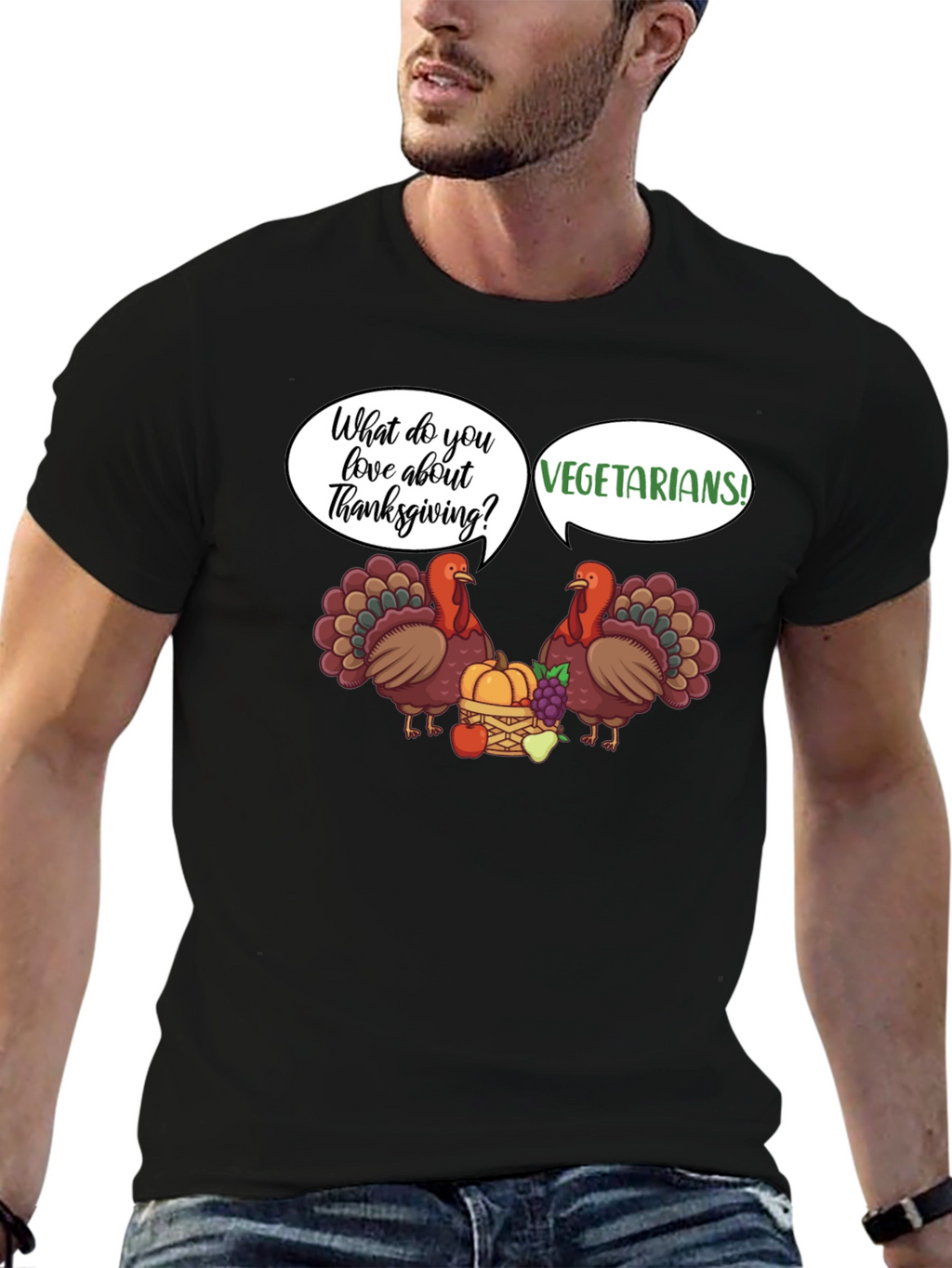 Thanksgiving Vegetarian Joke T-Shirt