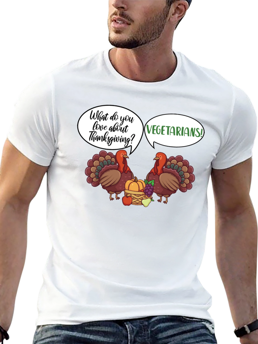 Thanksgiving Vegetarian Joke T-Shirt