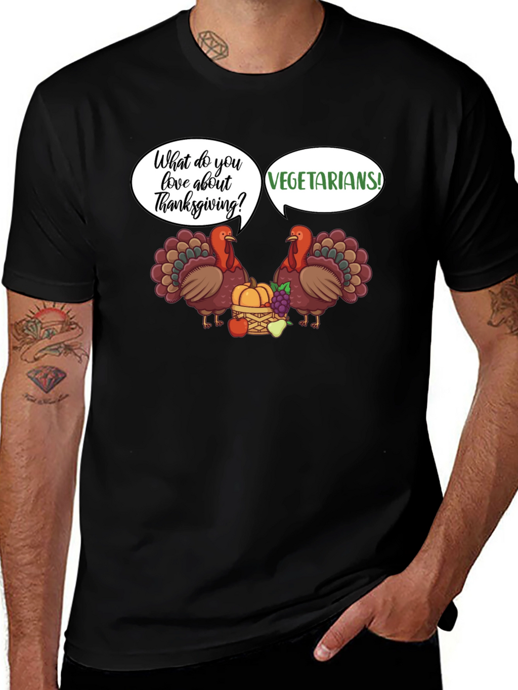 Thanksgiving Vegetarian Joke T-Shirt