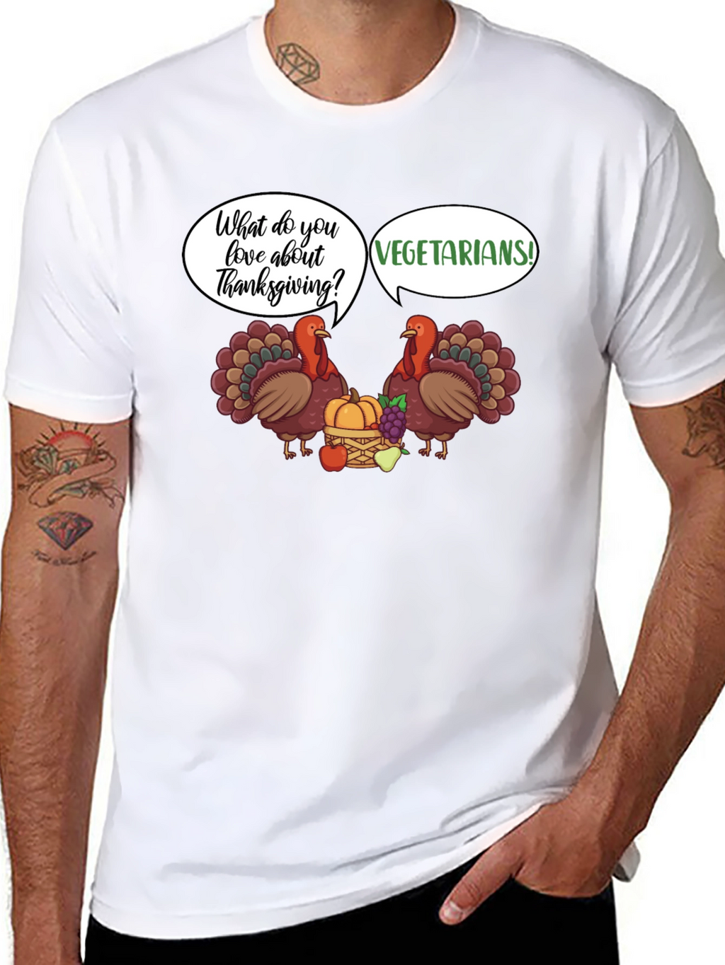 Thanksgiving Vegetarian Joke T-Shirt