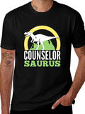 Counselor Saurus T-Shirt - Dinosaur Counselor Tee