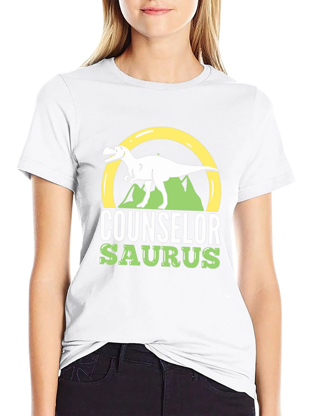 Counselor Saurus T-Shirt - Dinosaur Counselor Tee