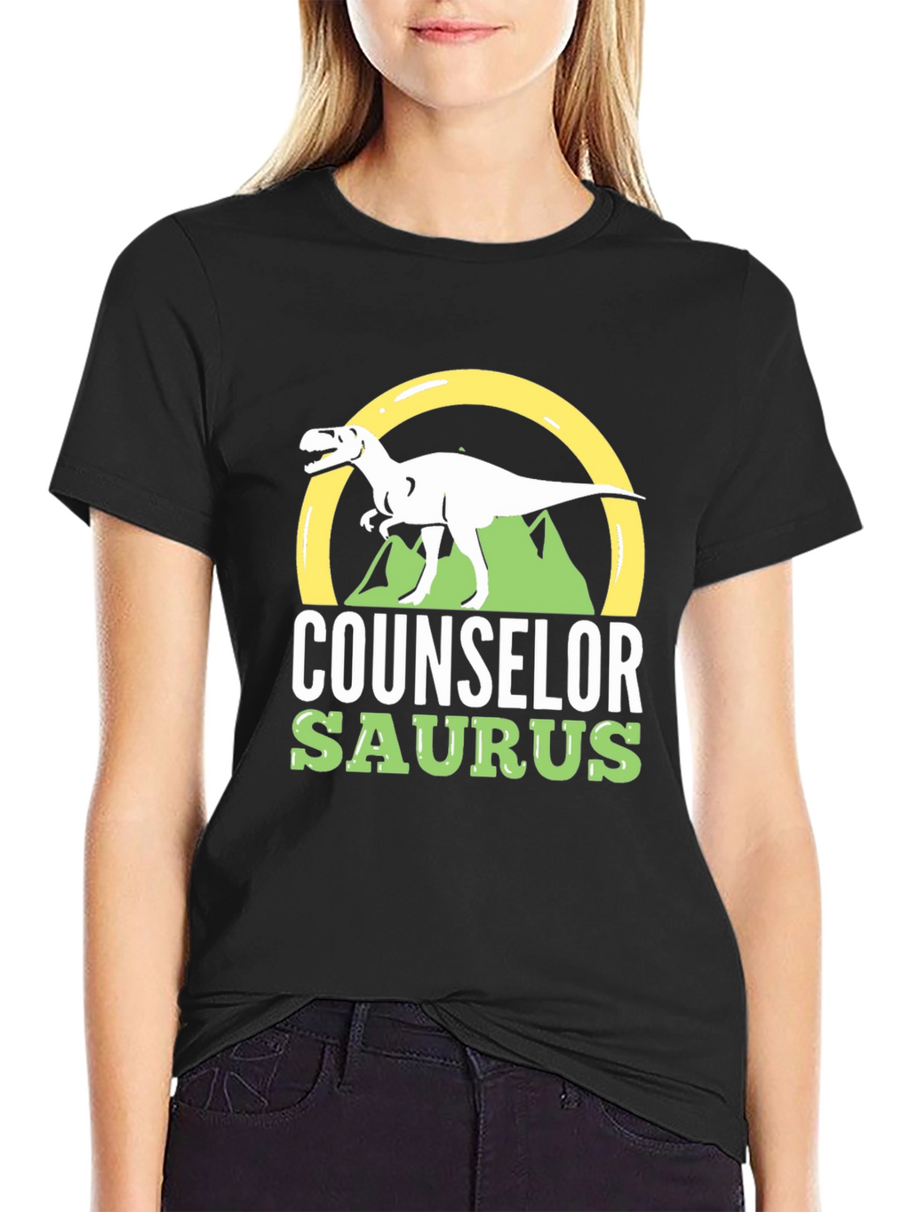Counselor Saurus T-Shirt - Dinosaur Counselor Tee