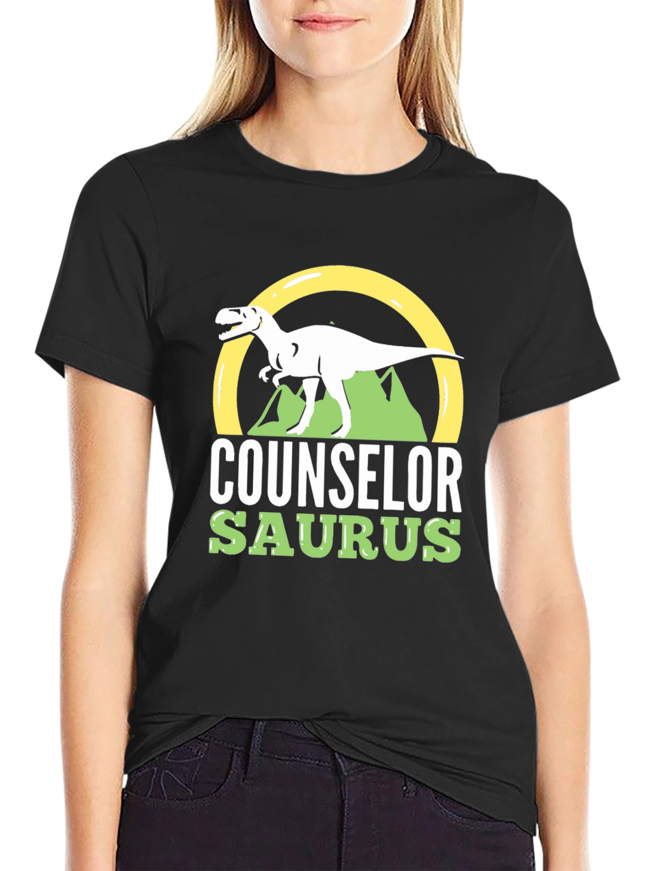Counselor Saurus T-Shirt - Dinosaur Counselor Tee