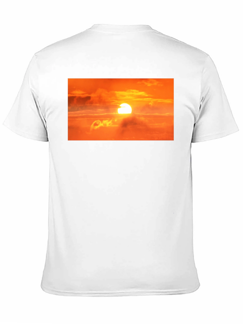 Sunrise Graphic Print Black T-Shirt