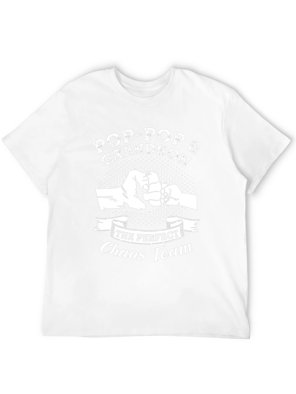 Pop-Pop & Grandson Chaos Team Black T-Shirt