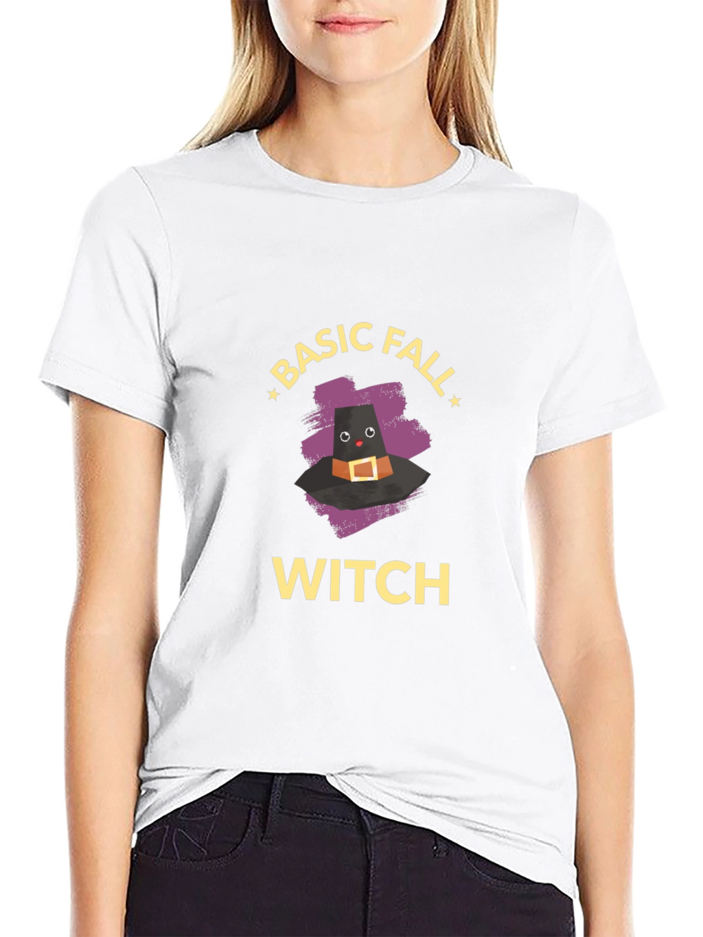 Basic Fall Witch T-Shirt - Cute Halloween Tee