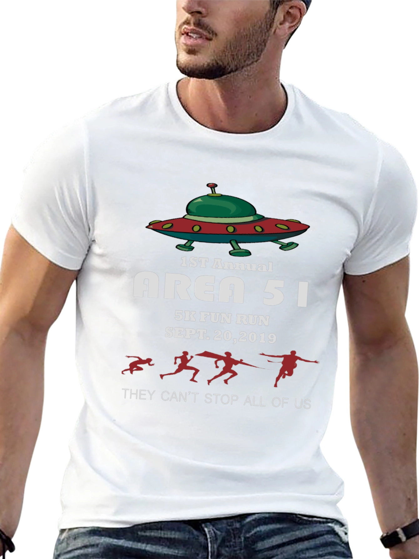 Area 51 Fun Run Black T-Shirt