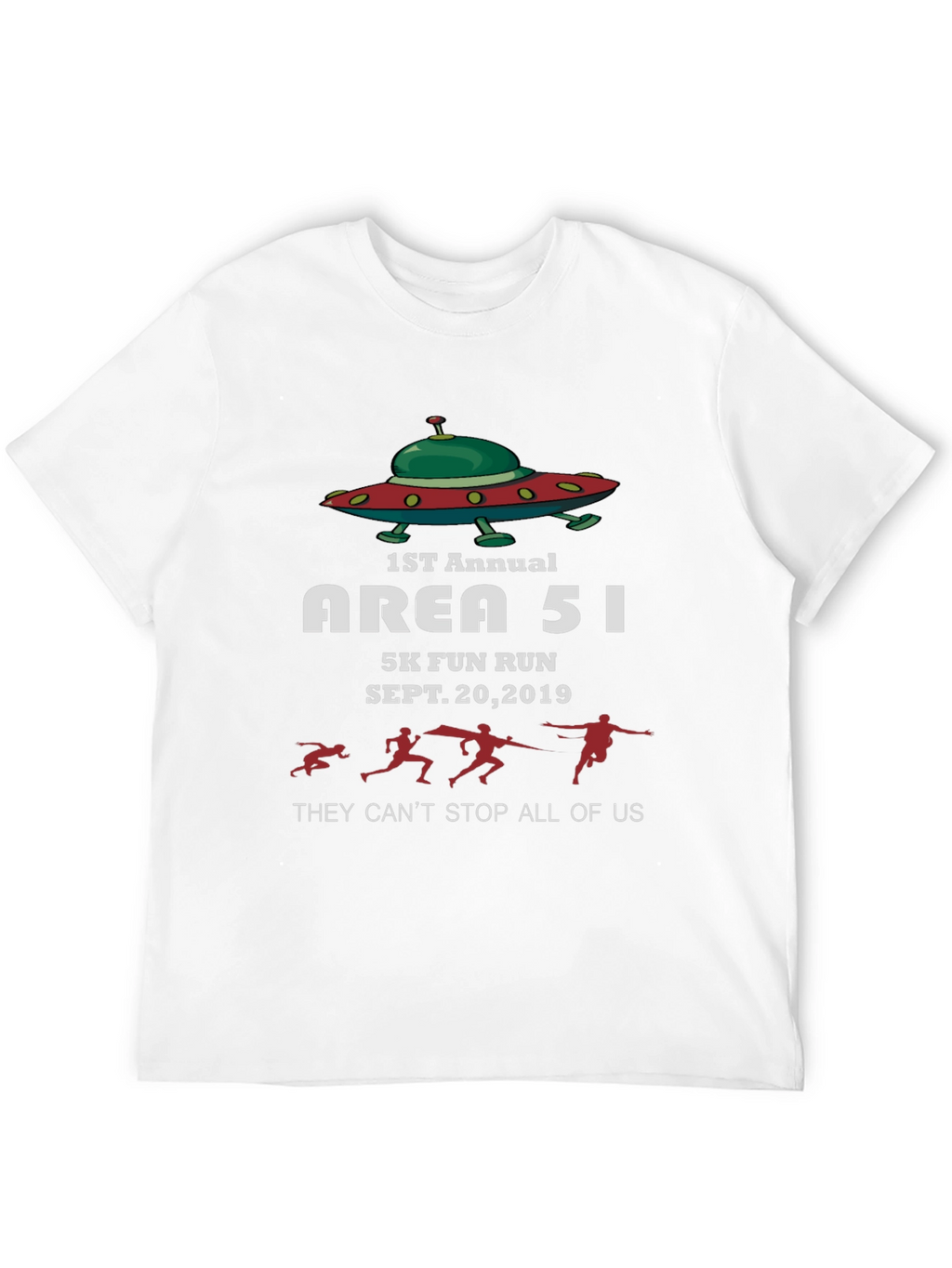 Area 51 Fun Run Black T-Shirt