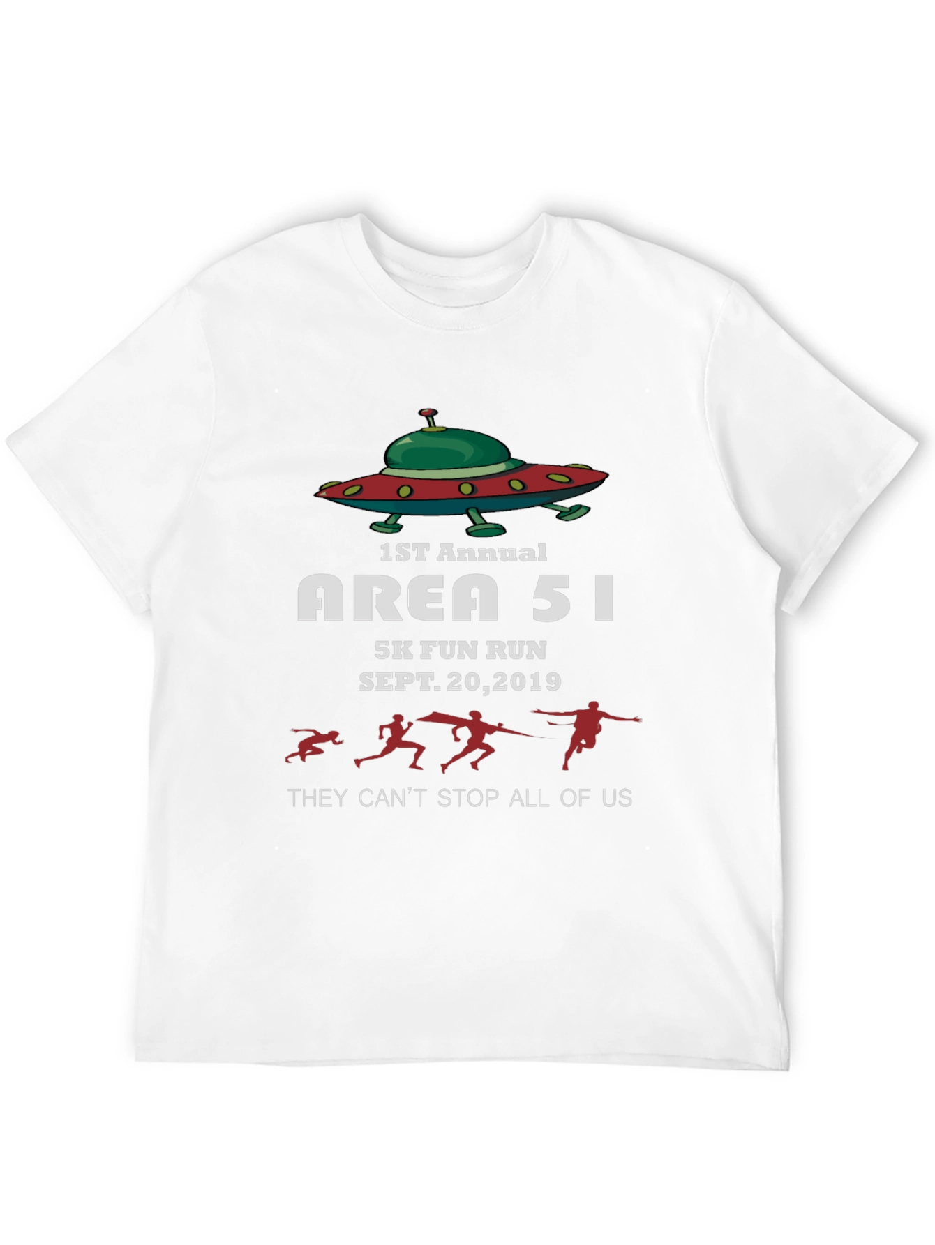Area 51 Fun Run Black T-Shirt