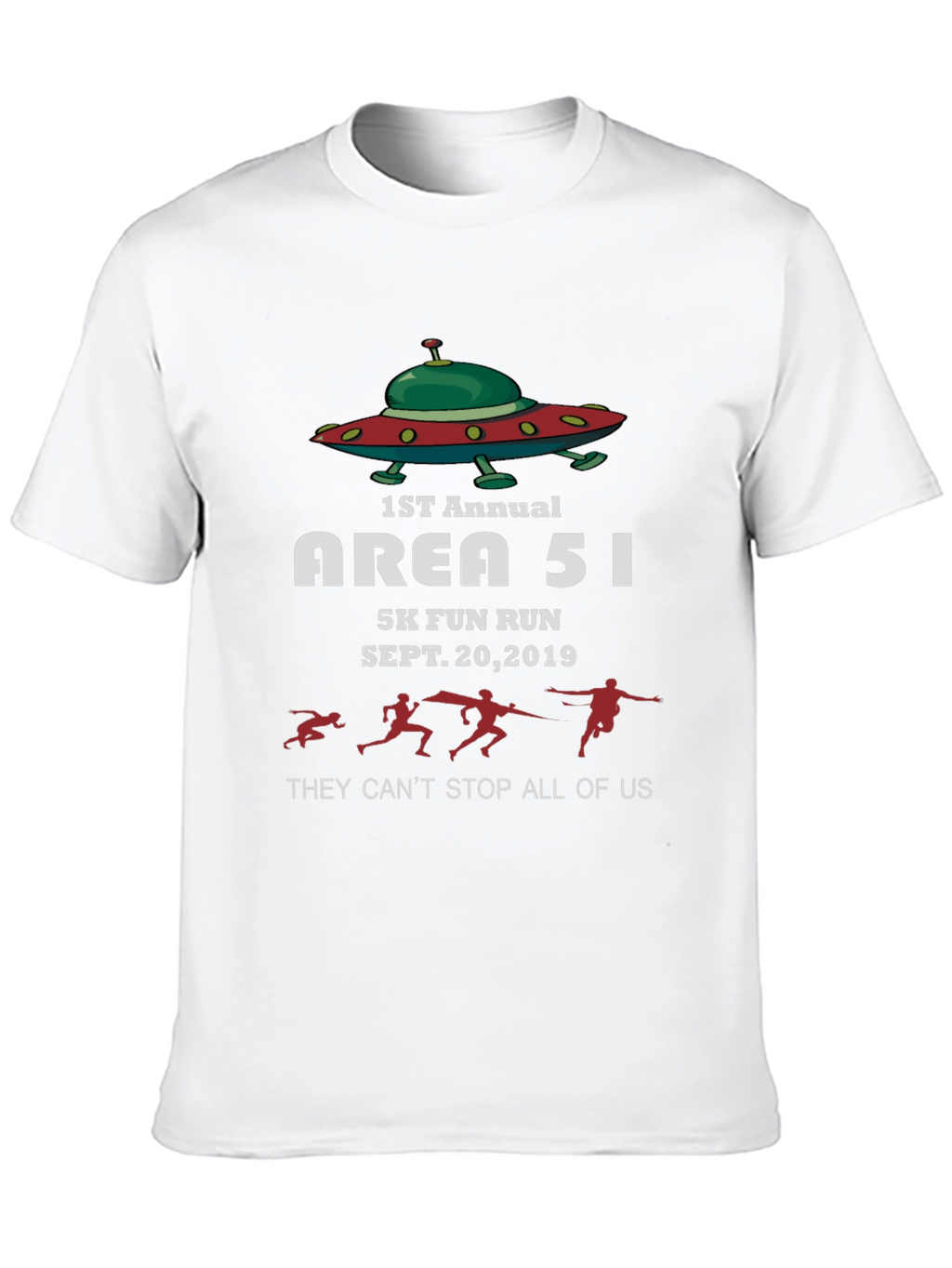 Area 51 Fun Run Black T-Shirt