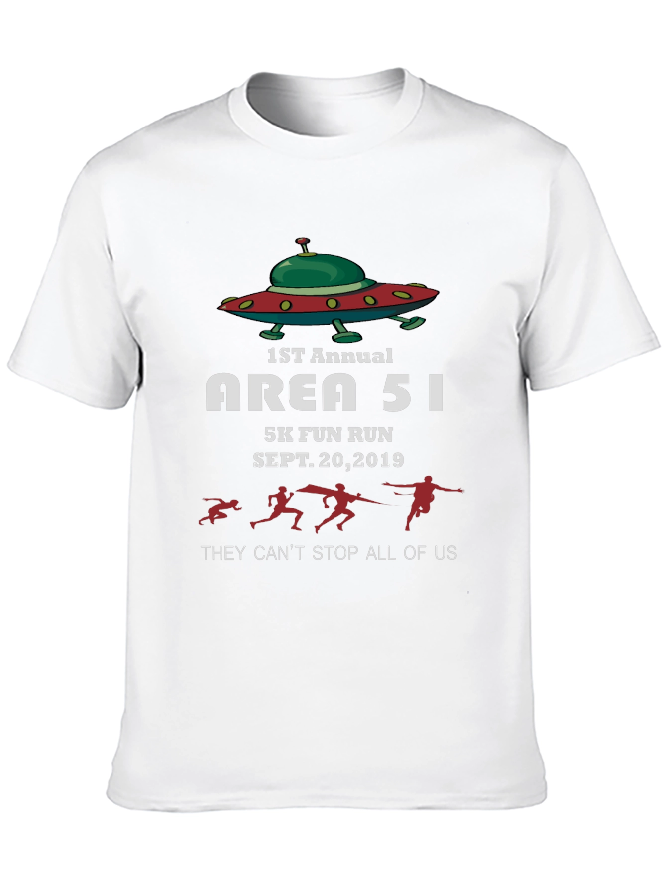 Area 51 Fun Run Black T-Shirt