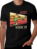 Just Kick It T-Shirt - Soccer Player Design