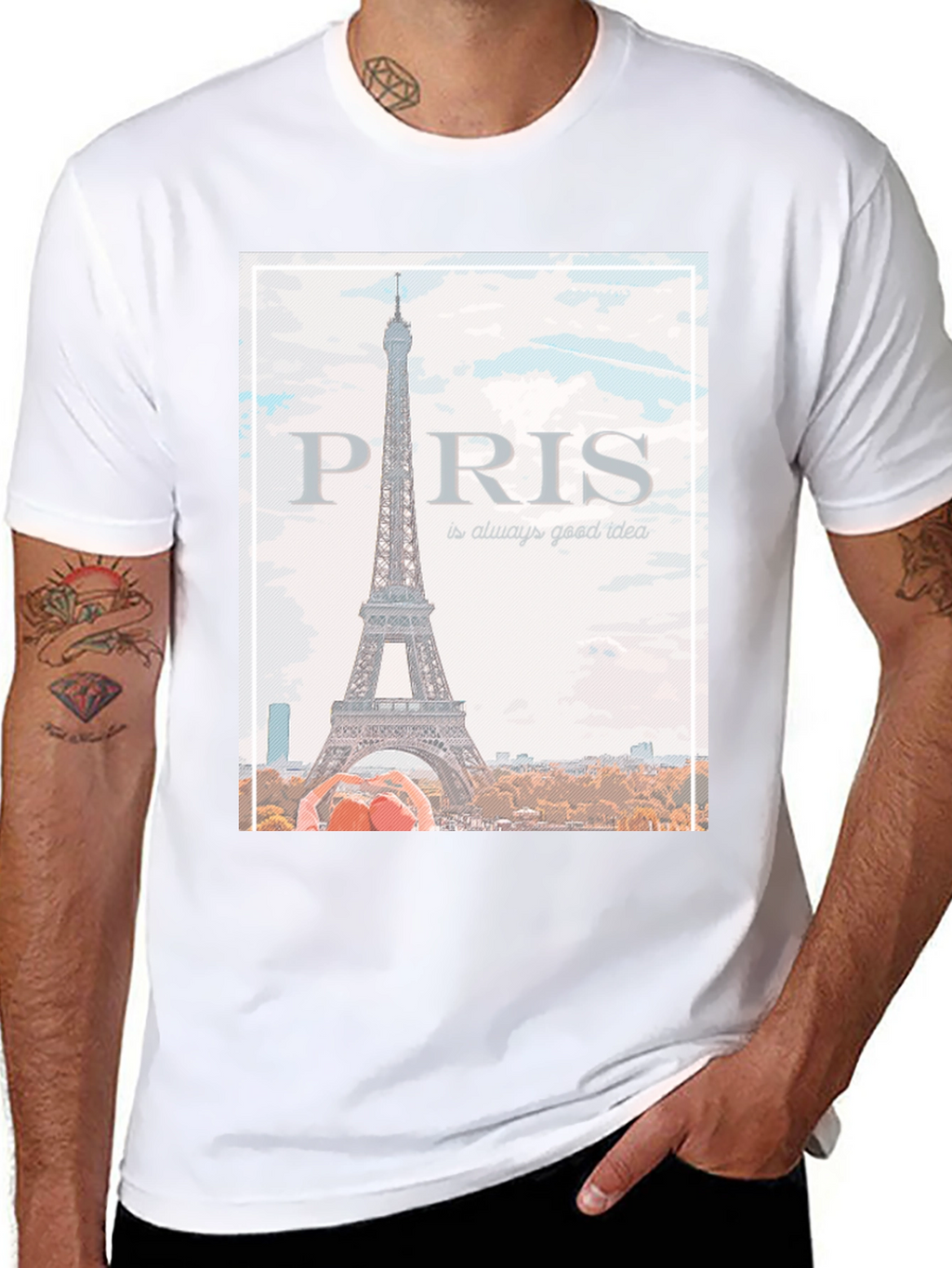 Paris Eiffel Tower T-Shirt - Always a Good Idea!