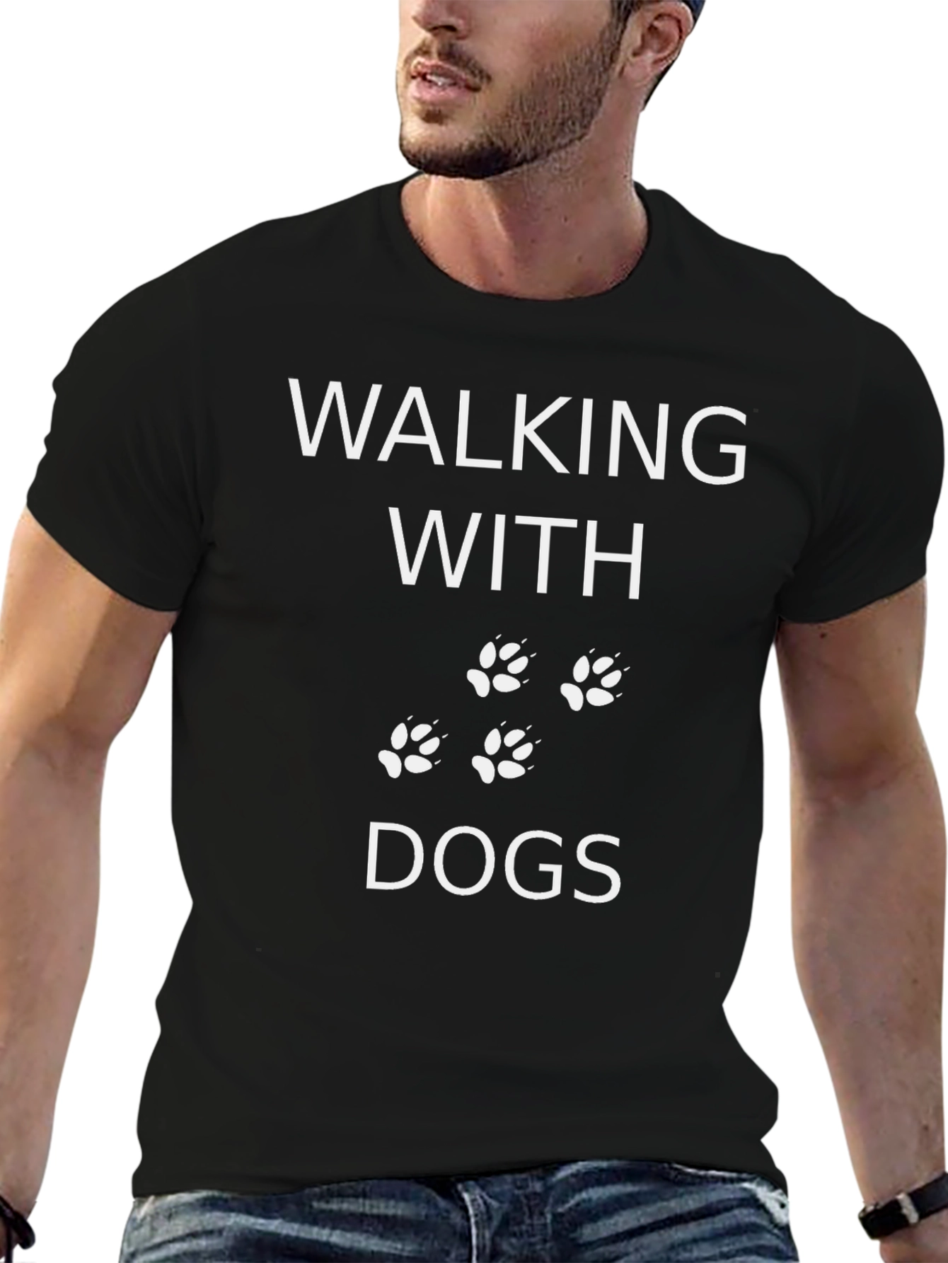 Walking with Dogs Graphic Tee