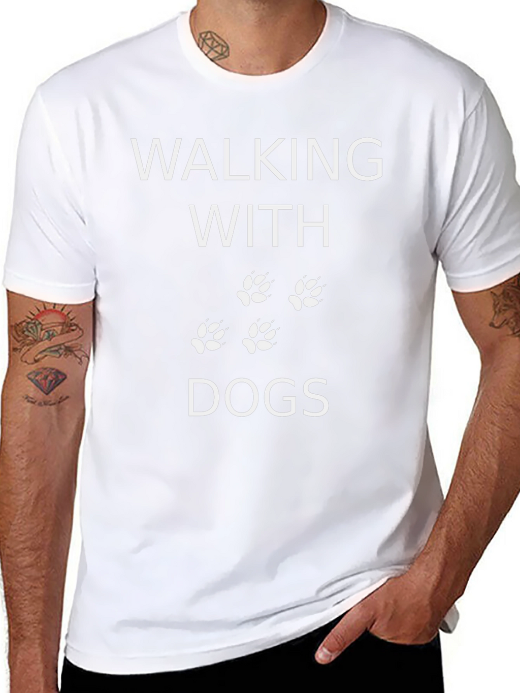 Walking with Dogs Graphic Tee