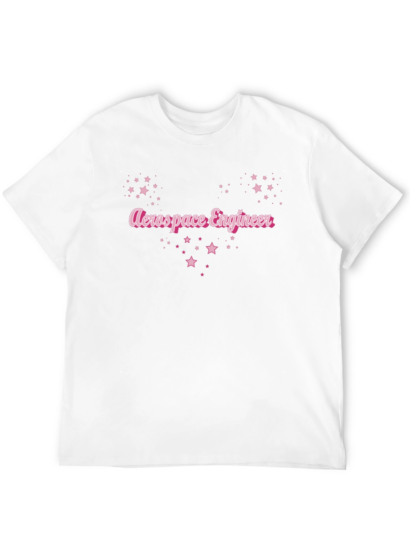 Aerospace Engineer Tee - Pink Stars