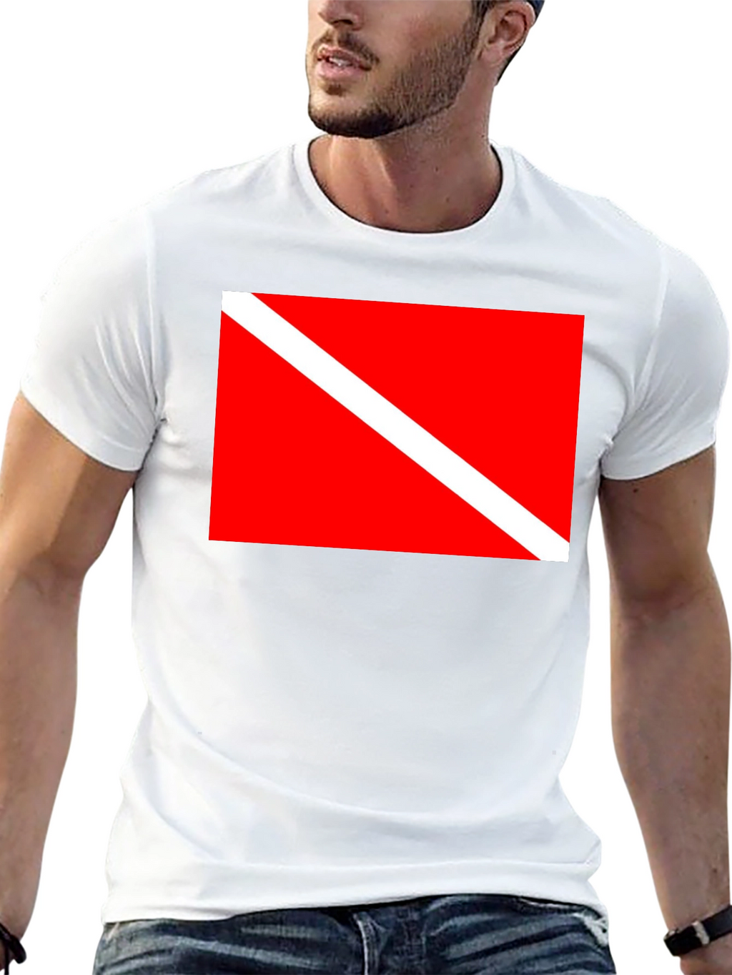 Diver Down Flag T-Shirt - Scuba Diving Tee