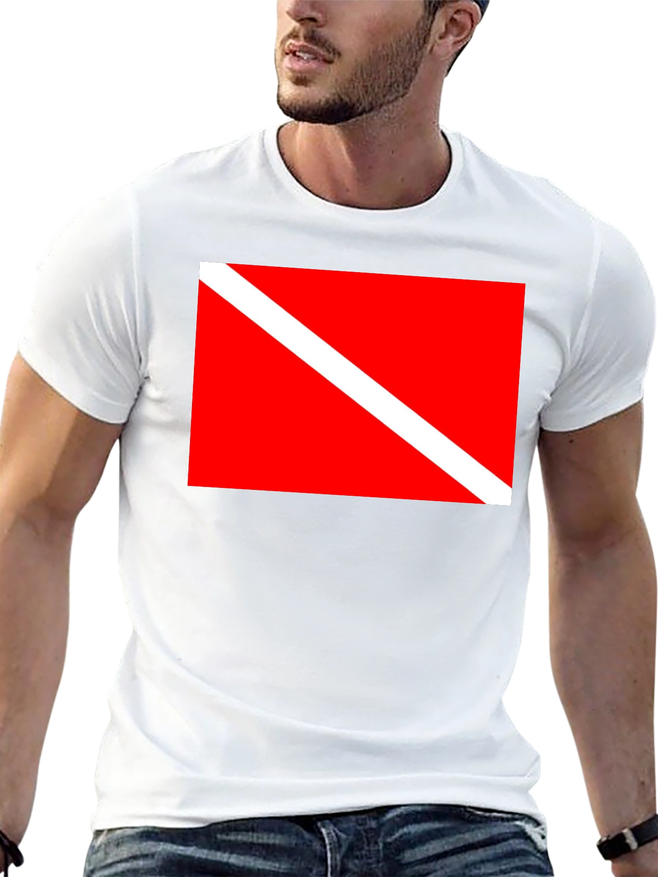Diver Down Flag T-Shirt - Scuba Diving Tee