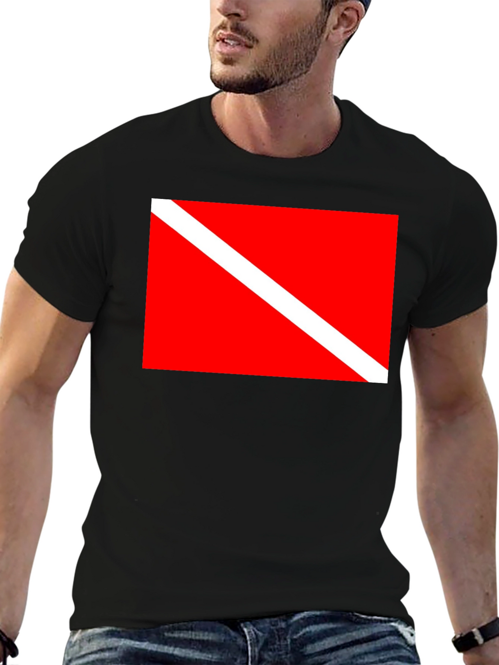 Diver Down Flag T-Shirt - Scuba Diving Tee
