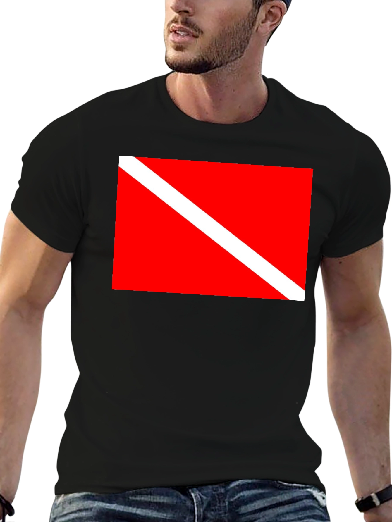 Diver Down Flag T-Shirt - Scuba Diving Tee