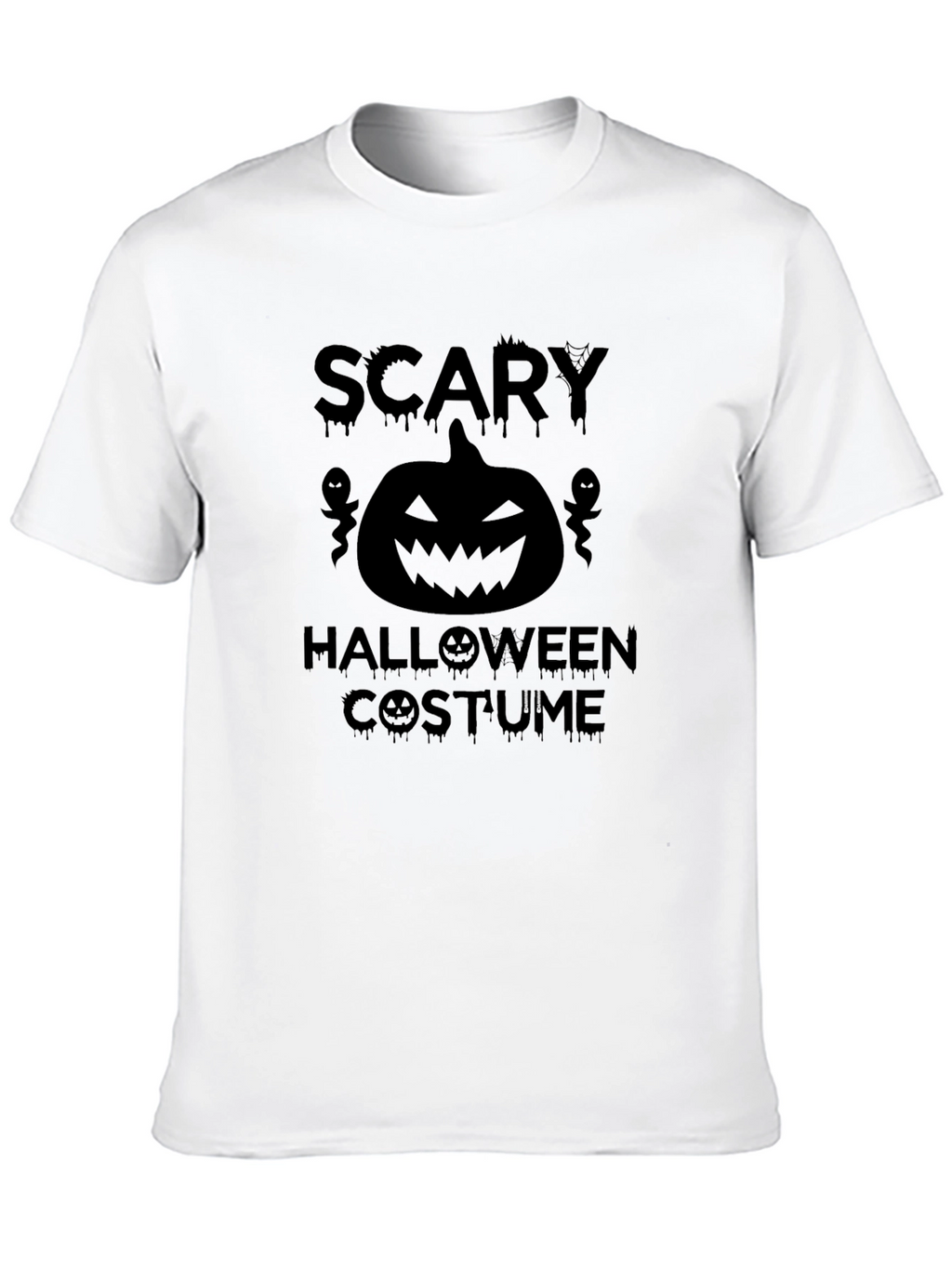Scary Halloween Costume T-Shirt - Black