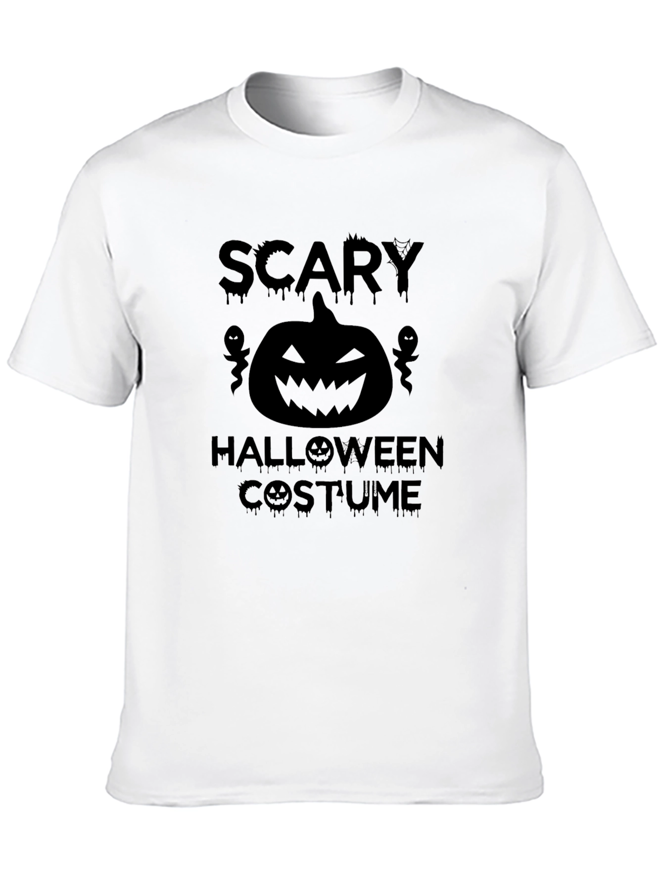 Scary Halloween Costume T-Shirt - Black