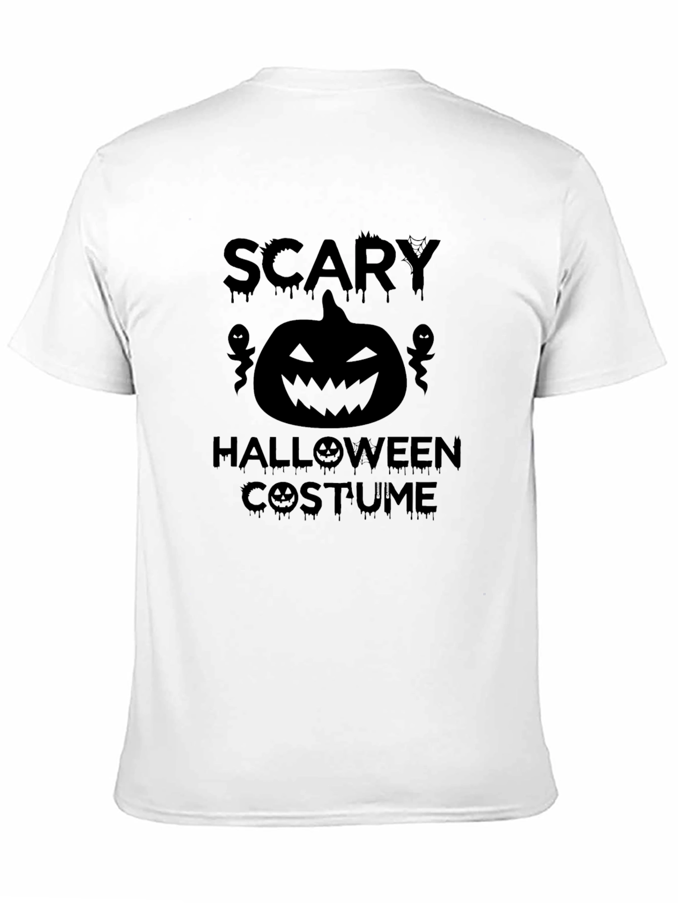 Scary Halloween Costume T-Shirt - Black