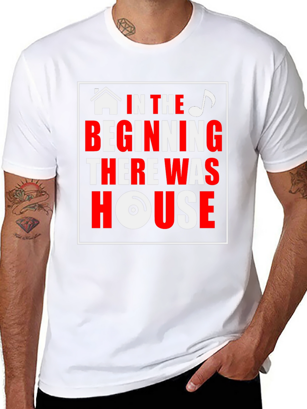 House Music T-Shirt - In the Beginning