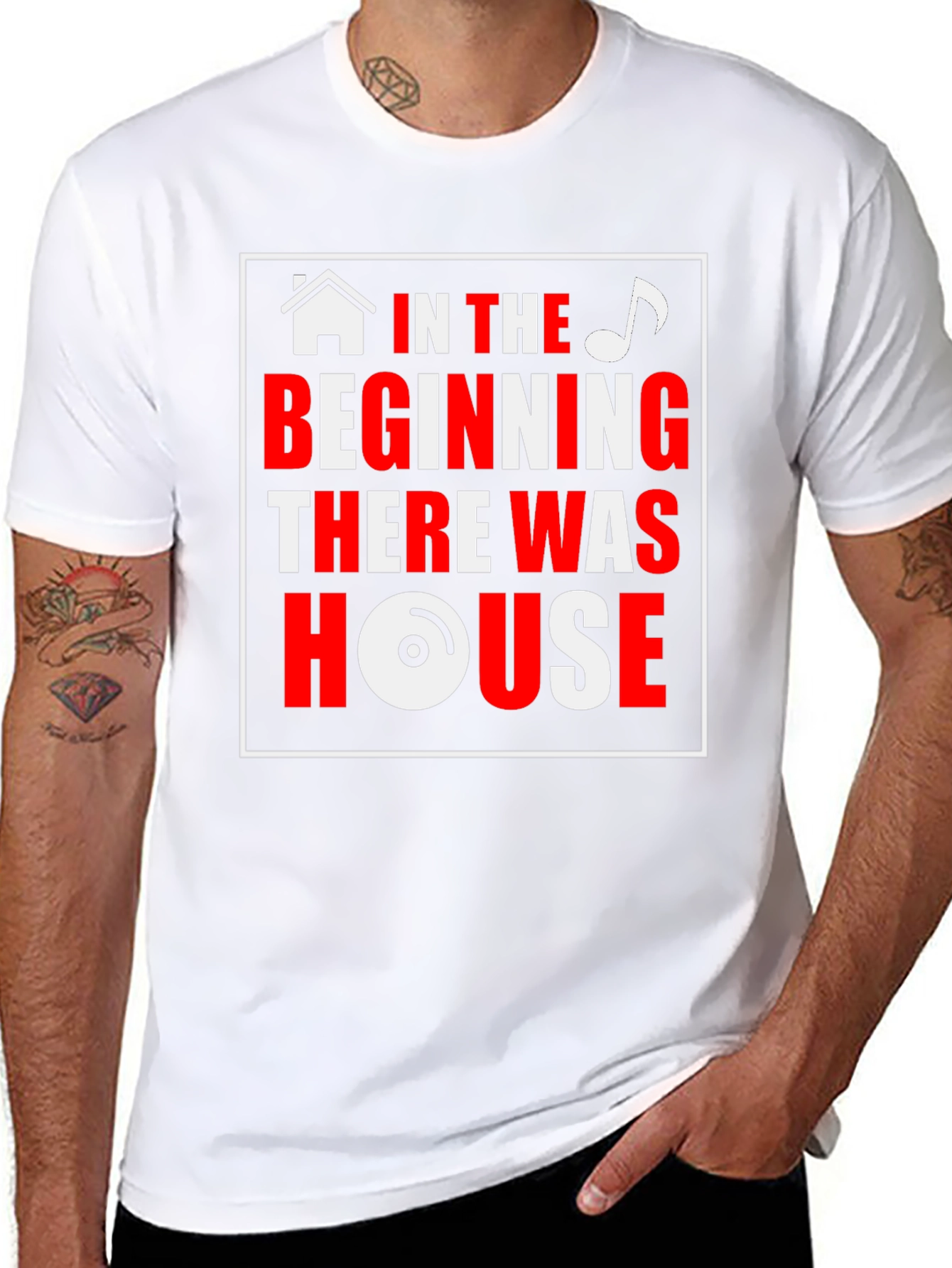 House Music T-Shirt - In the Beginning