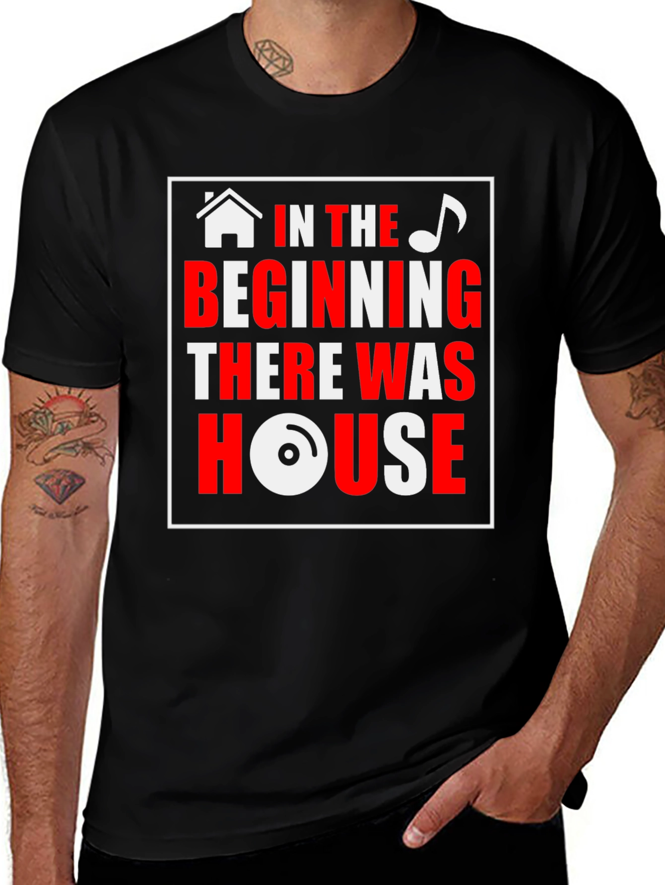 House Music T-Shirt - In the Beginning