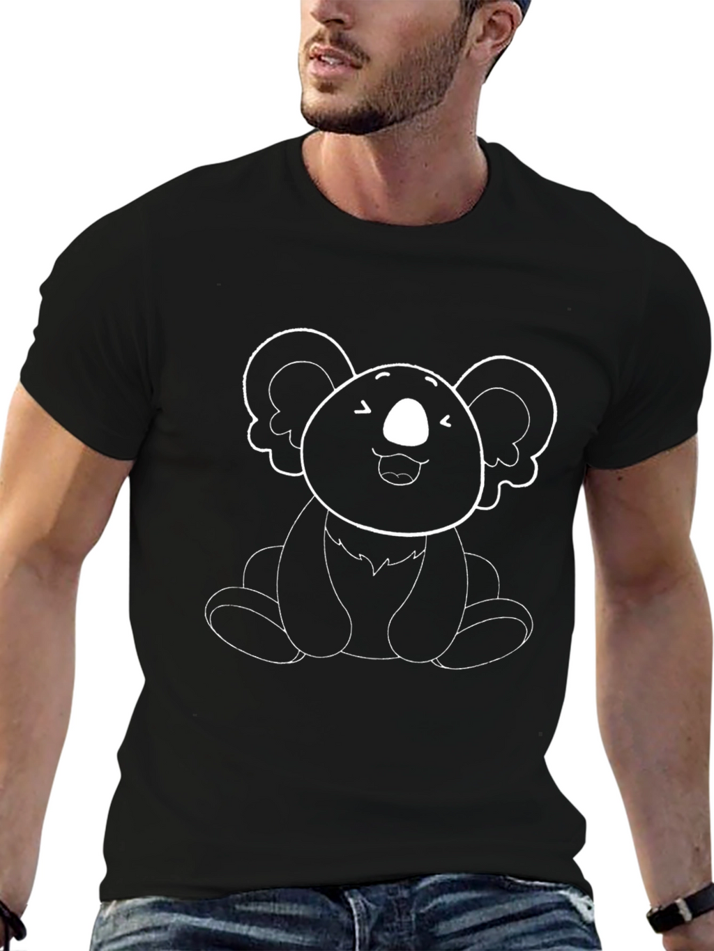Koala Graphic T-Shirt - Soft Cotton Blend