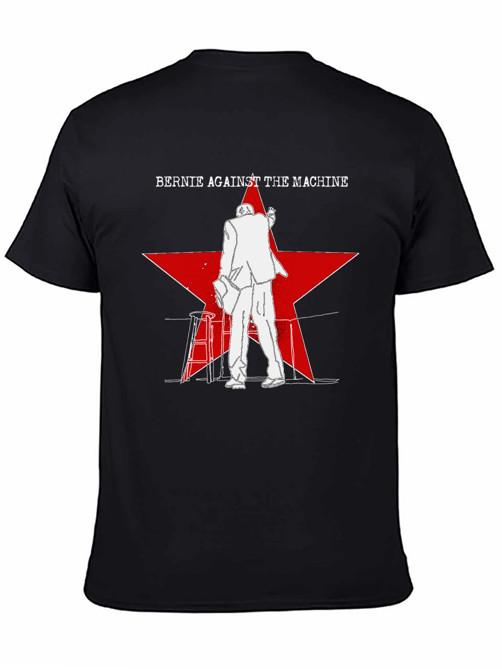 Bernie Against the Machine Graphic Tee