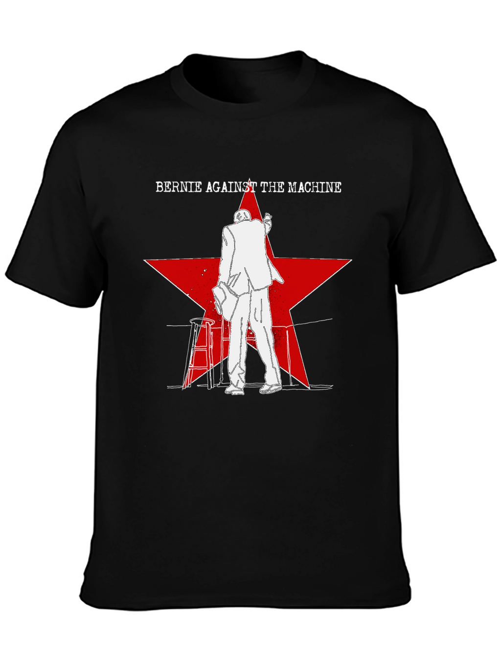 Bernie Against the Machine Graphic Tee
