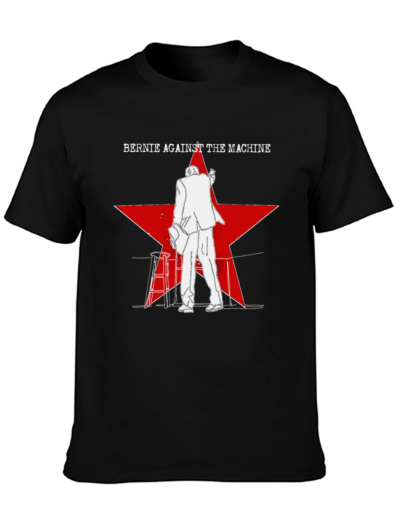 Bernie Against the Machine Graphic Tee
